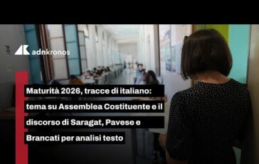 Maturita 2026 temi di italiano dallAssemblea Costituente al discorso di Saragat Pavese e 364x230