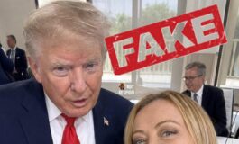 Meloni Trump deputato M5S pubblica selfie. Fratelli dItalia Foto creata con AI magistratura agisca 265x160