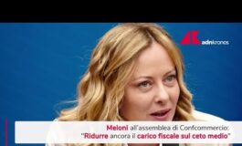 Meloni a Confcommercio Obiettivo ridurre carico fiscale su ceto medio 265x160