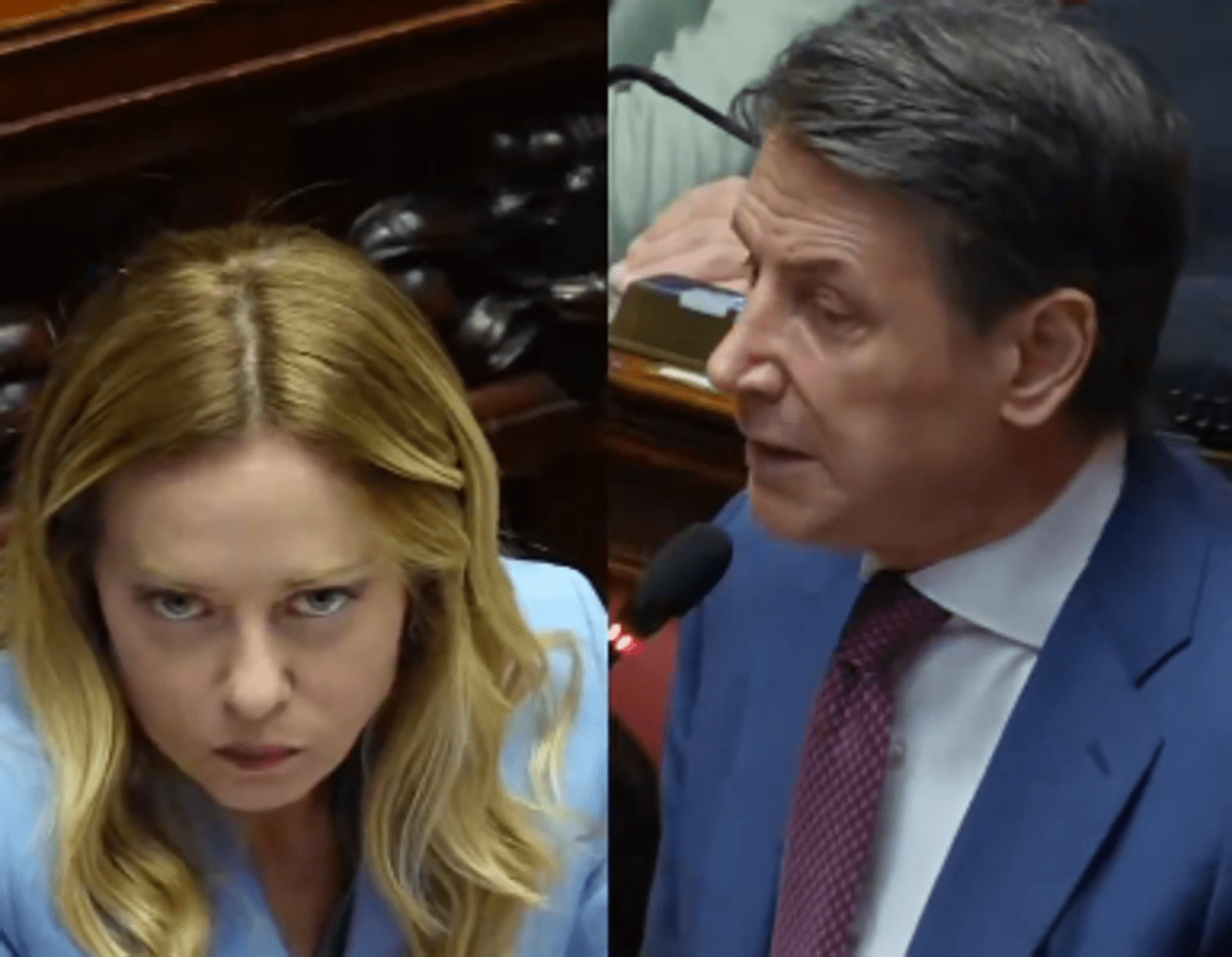 Meloni a Conte: "Fake news nel video, avete montato le mie espressioni ma io non c'ero"