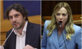 Meloni indossa ginocchiere bufera alla Camera per frase del M5S Silvestri 265x160