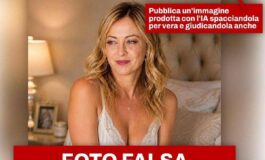 Meloni mezza nuda sul letto La premier Ci deve essere scritto prodotto con Ai se no abbiamo un problema 265x160