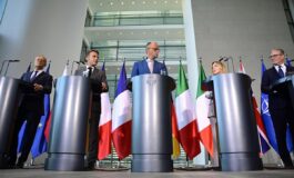 Nato unita e piu Europa nei cinque punti del summit E5 con Meloni 265x160