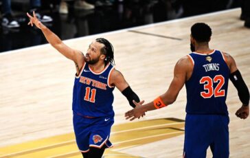 Nba rimonta da sogno per Knicks Ben Stiller e Taylor Swift impazziscono 364x230