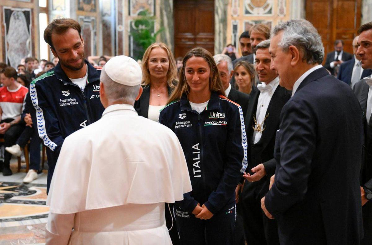 Papa Leone XIV riceve gli atleti del 'Settecolli': "Sport medicina per corpo e spirito"