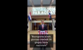 Paraguay batte la Germania il presidente Festa nazionale poster 265x160