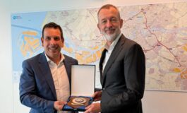 Porti incontro tra il presidente Adsp Mtcs Raffaele Latrofa e il Ceo del Porto di Rotterdam Boudewijn Siemons 265x160