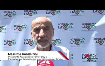 Pro Vita Famiglia Gandolfini ‘Il diritto alla vita e il fondamento di ogni societa civile 364x230