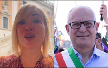 Rachele Mussolini contro Gualtieri Transizione ecologica a Roma fa cilecca bus elettrici scarichi prima fine turno 364x230