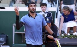 Roland Garros Berrettini perplesso nel match contro Arnaldi cose successo con larbitro 265x160