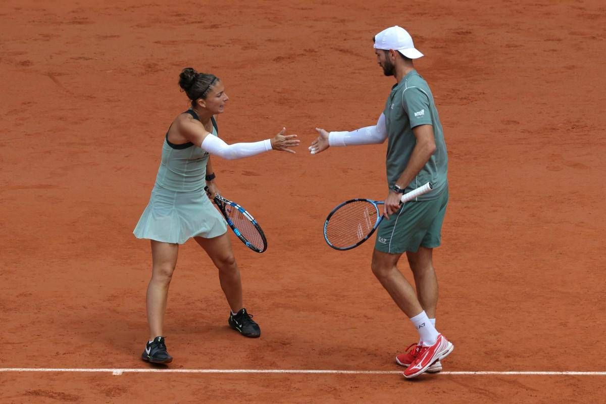 Roland Garros, Errani-Vavassori campioni in doppio misto