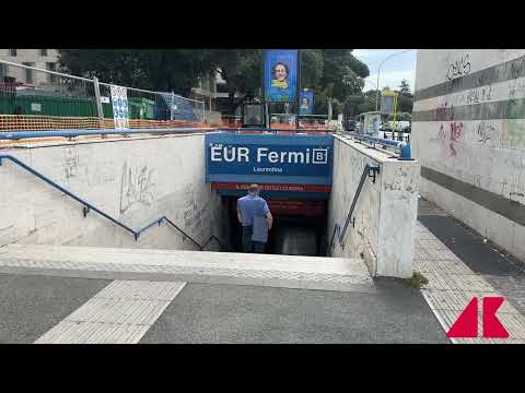 Roma, a pochi passi dalla Nuvola dell'Eur il degrado spinge i cittadini a camminare in strada