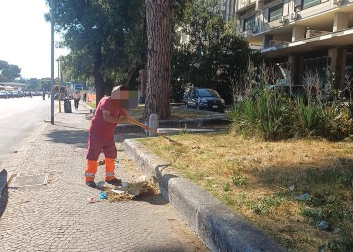 Roma, ripulite le aiuole nel degrado intorno alla Nuvola: l'intervento dopo la denuncia dell'Adnkronos