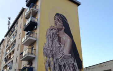 Rosalia protagonista a Palermo spunta il murales nel cuore della citta lomaggio 364x230