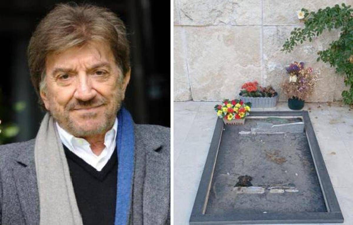 Rubata la lapide di Gigi Proietti, l'oltraggio al cimitero del Verano