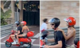 Sinner in vespa a Montecarlo con. Laila Hasanovic 265x160