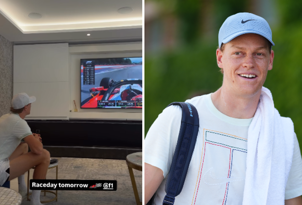 Sinner passione F1, Leclerc 'sorpassa' e Jannik... esulta - Il video