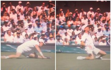 Sinner paura a Wimbledon brutta caduta con Kecmanovic 364x230