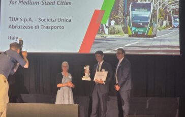 Sostenibilita Trasporto Unico Abruzzese vince lUitp Award 2026 con La Verde 364x230