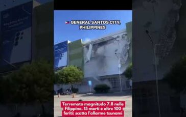 Terremoto magnitudo 7.8 nelle Filippine 15 morti e oltre 100 feriti scatta lallarme tsunami 364x230