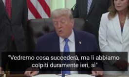 Trump annuncia nuovi attacchi contro lIran Colpiremo duro poster 265x160