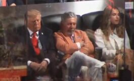Trump e il pisolino alle Nba Finals il video e virale presidente nel mirino dei social 265x160