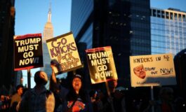 Trump fischiato al Madison Square Garden i Knicks perdono la gara 3 265x160