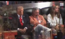 Trump pisolino alla finale Nba Il video diventa virale 265x160