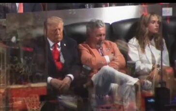 Trump pisolino alla finale Nba Il video diventa virale 364x230