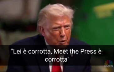 Trump sbotta e abbandona intervista La stampa e corrotta poster 364x230