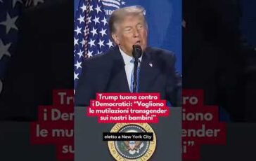 Trump tuona contro i Democratici Vogliono le mutilazioni transgender sui nostri bambini 364x230