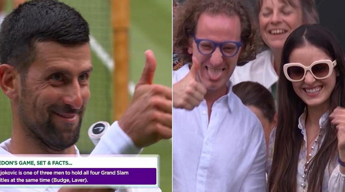 Wimbledon, proposta di matrimonio sul Centrale e Djokovic si invita