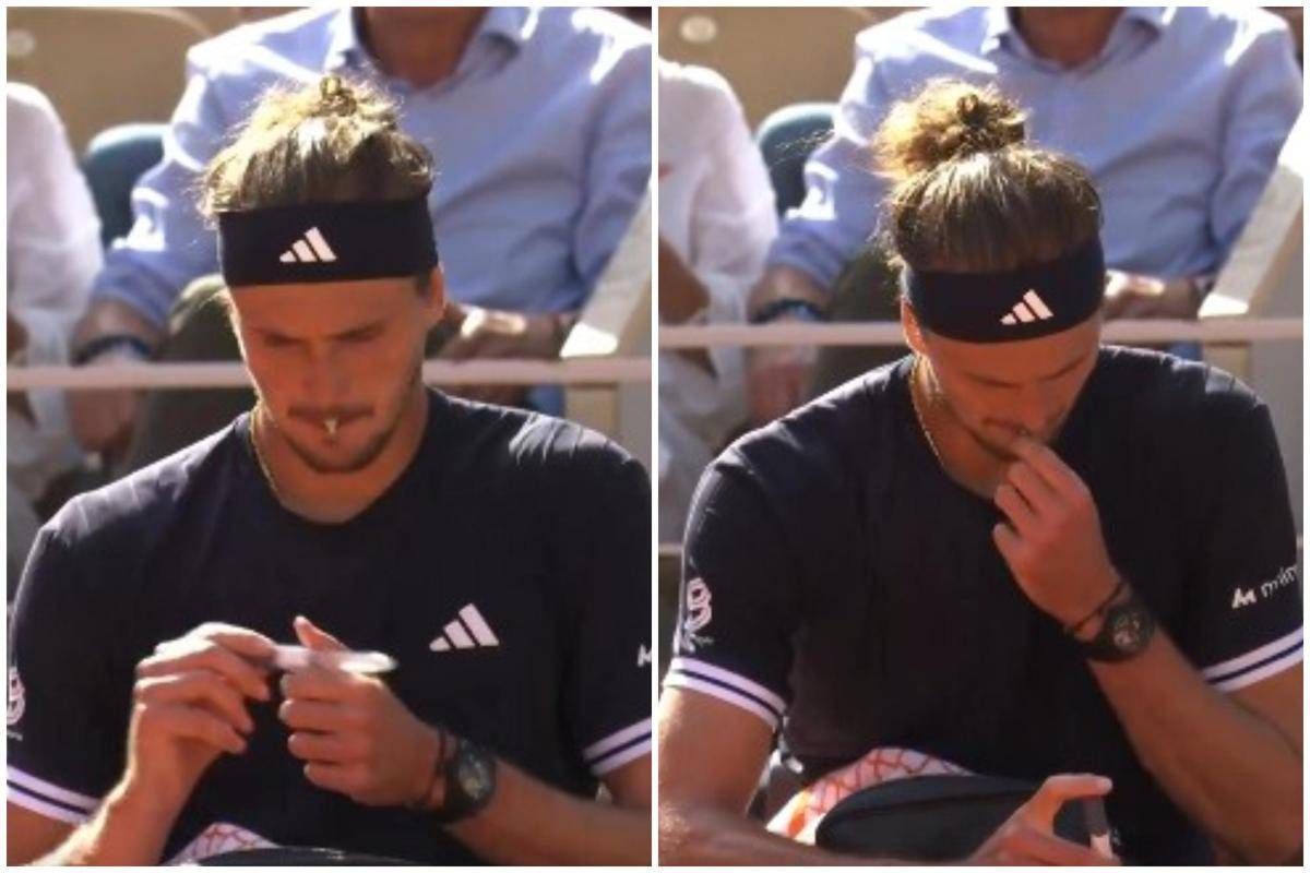 Zverev, pausa insulina contro Cobolli in finale Roland Garros