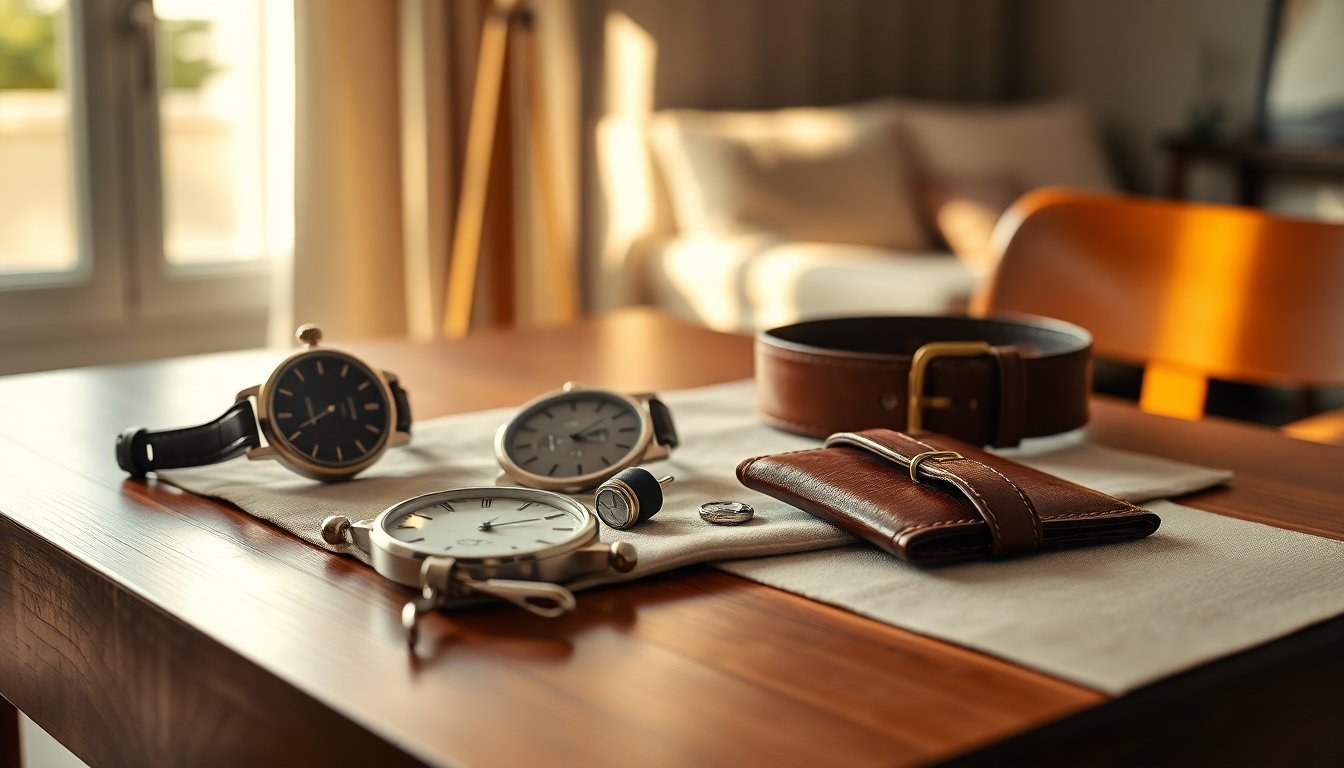 Accessori uomo essenziali per uno stile intramontabile