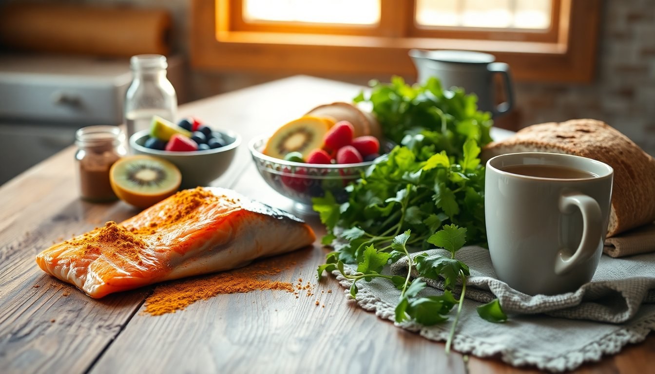 Alimentazione antinfiammatoria: omega-3, fibre, spezie e carico glicemico