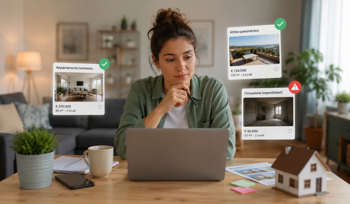 Annunci immobiliari online: come riconoscere quelli seri da quelli da evitare