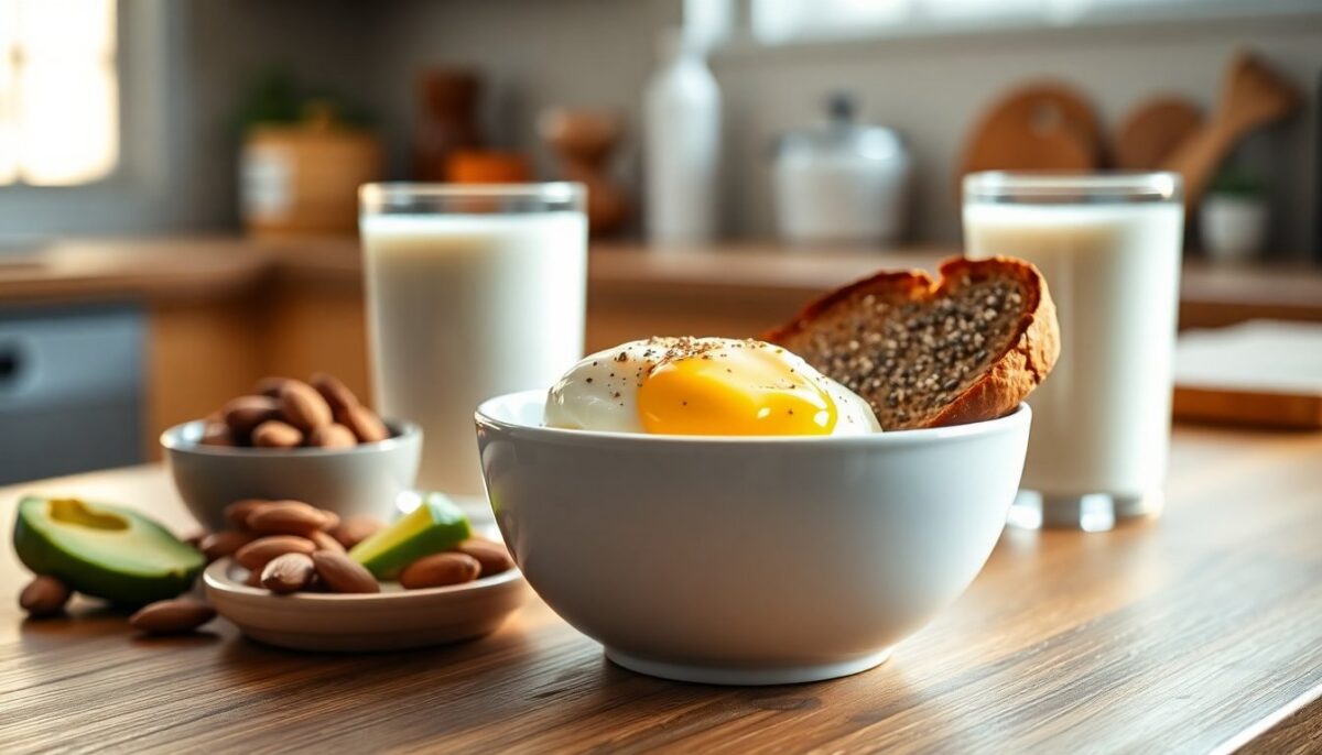 Colazione proteica bilanciata: 20–35 g al mattino senza picchi glicemici