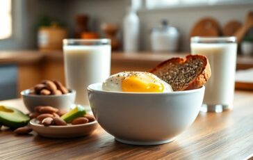Colazione proteica bilanciata: 20–35 g al mattino senza picchi glicemici