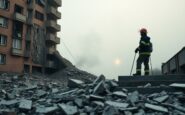 Crollo a Porto Sant'Elpidio dopo una deflagrazione: estratto un ragazzo, si cerca una donna