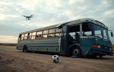 Drone strike on Belarusian youth soccer team bus escalates tensions