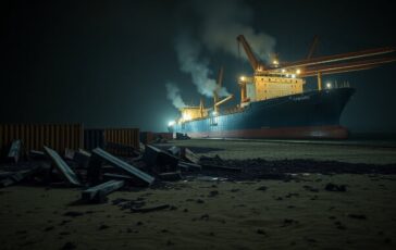 Droni ucraini colpiscono porto russo: vittime e danni infrastrutturali