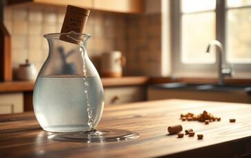 Filtro in sughero per l’acqua: principi, limiti e usi domestici