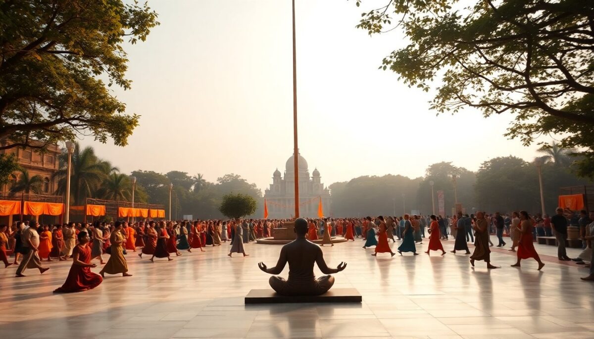 Giornata internazionale dello Yoga: Modi conduce la pratica collettiva a Calcutta e l’India celebra
