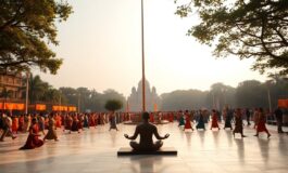 Giornata internazionale dello Yoga: Modi conduce la pratica collettiva a Calcutta e l’India celebra