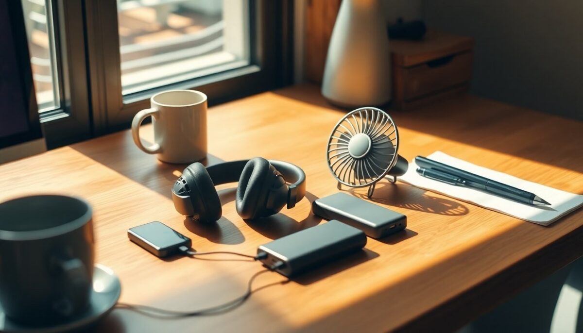 Guida agli accessori tech per il caldo: cuffie, power bank e ventole