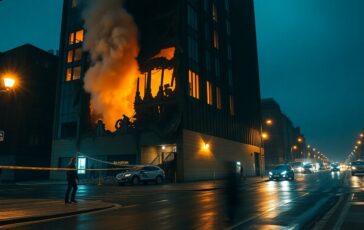 Incendio a Belfast durante proteste: evacuati gli abitanti di un edificio