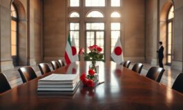 Incontro tra Italia e Giappone a Roma: Meloni e Takaichi prima del G7