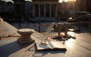 La bufera per la celebrazione di Tomaso Montanari ai Fori imperiali