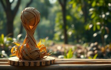 La creatività ricicla: la Coppa del Mondo in versione eco-friendly dal Kerala