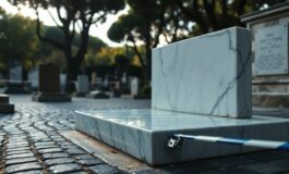 Lapide di Gigi Proietti rimossa al Verano per aggiungere il nome della moglie
